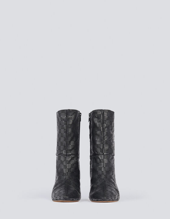 ﻿JURAS LEATHER ANKLE BOOTS