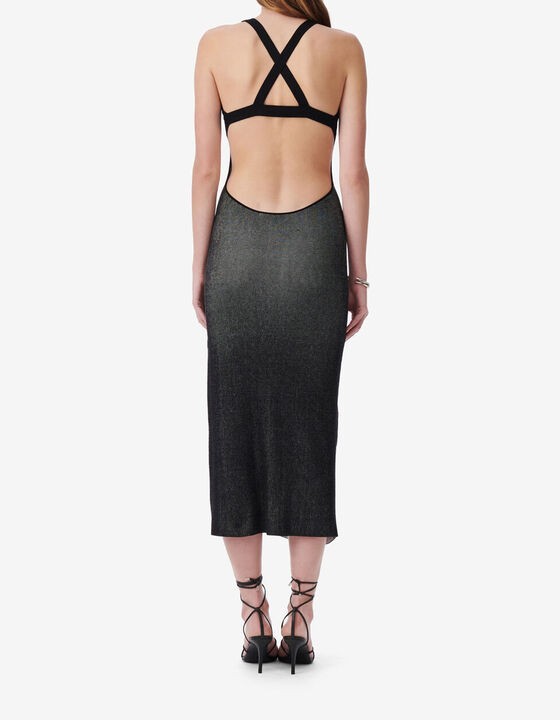 CROSS BACK KNIT DRESS