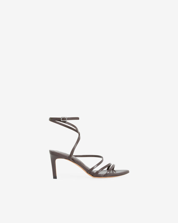 SANDALES À TALONS EN CUIR IDO STRAP