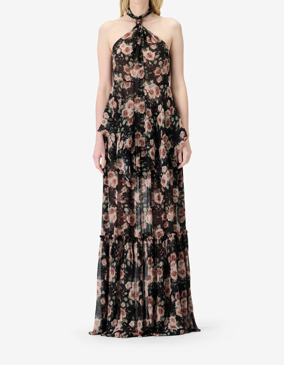 LONG PRINTED SKIRT