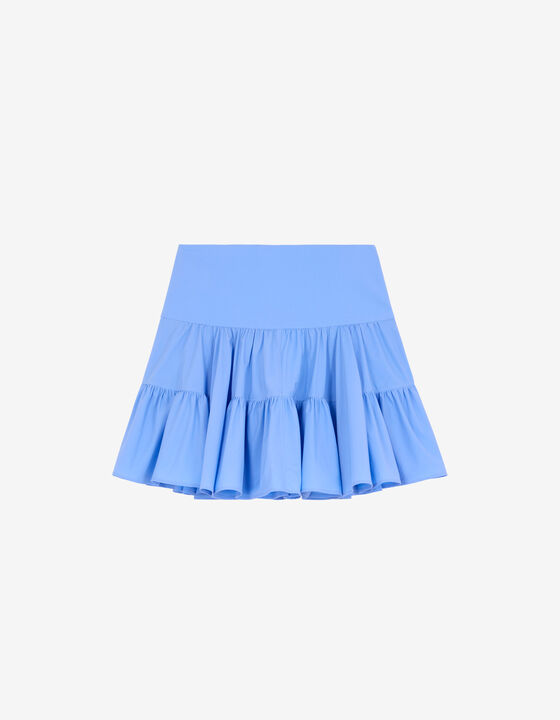 JUPE COURTE &Agrave; VOLANTS