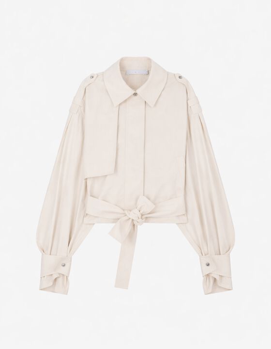 LOOSE-FIT BELTED JACKET