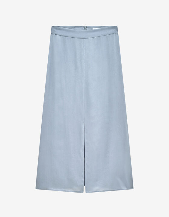 SLIT MIDI SKIRT