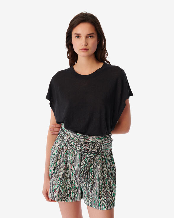 CIRO ROUND-NECK LINEN TANK TOP