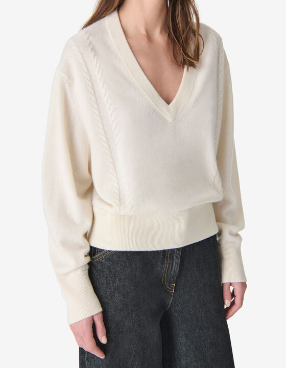 V-NECK CASHMERE SWEATER