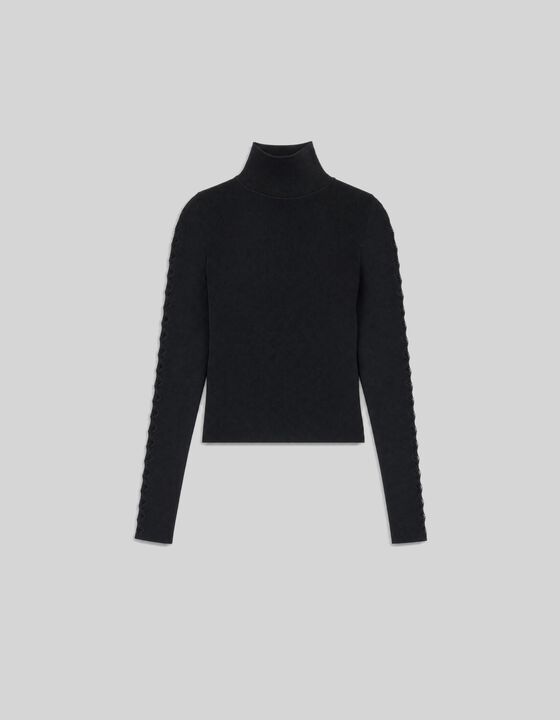 SWEATER WITH OPENWORK DETAILS