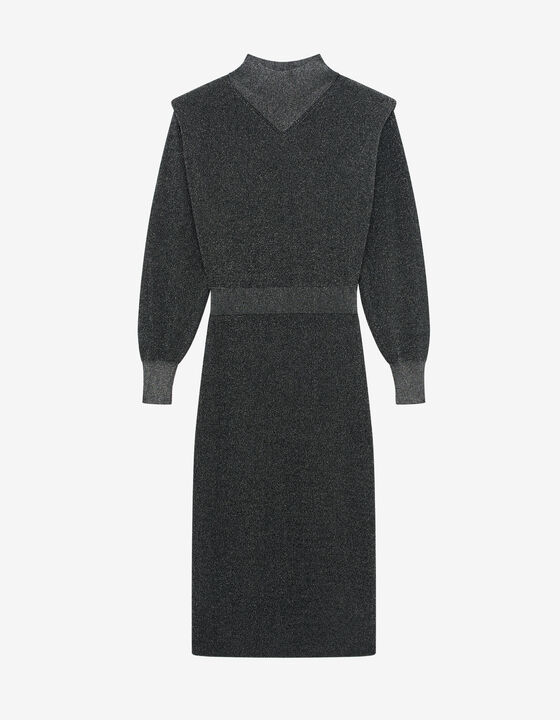 ARISTA LUREX MIDI DRESS