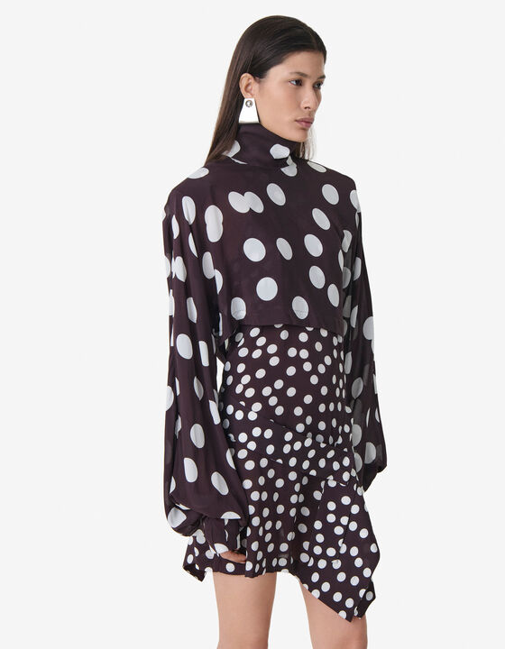 SHORT POLKA-DOT DRESS