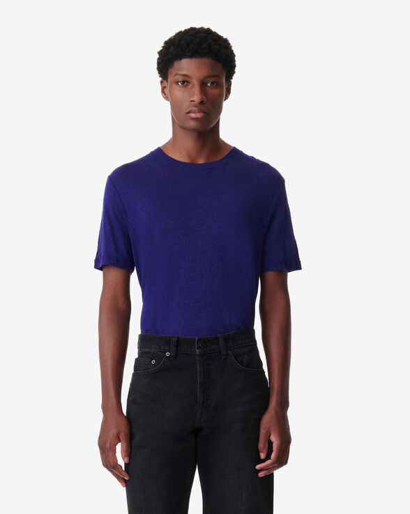 TURI ROUND-NECK LINEN T-SHIRT