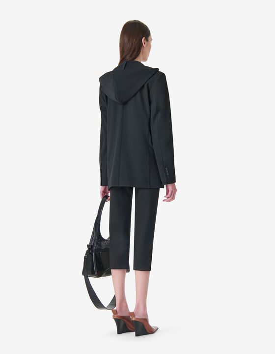HOODED TAILORED JACKET