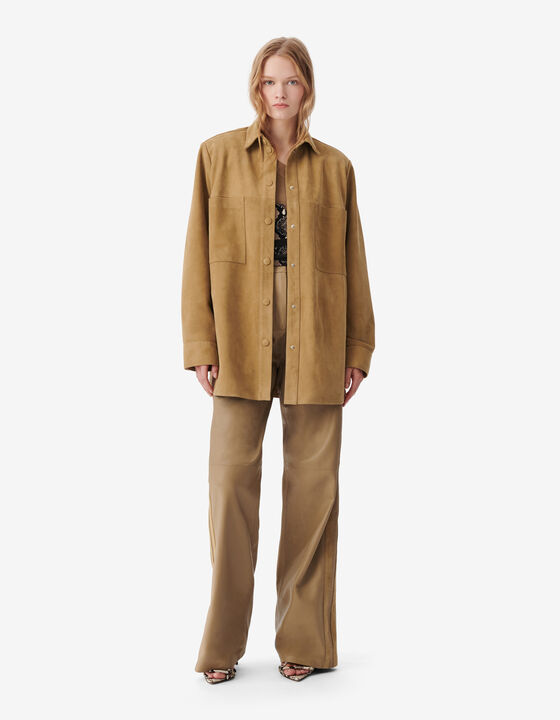 SUEDE SHIRT