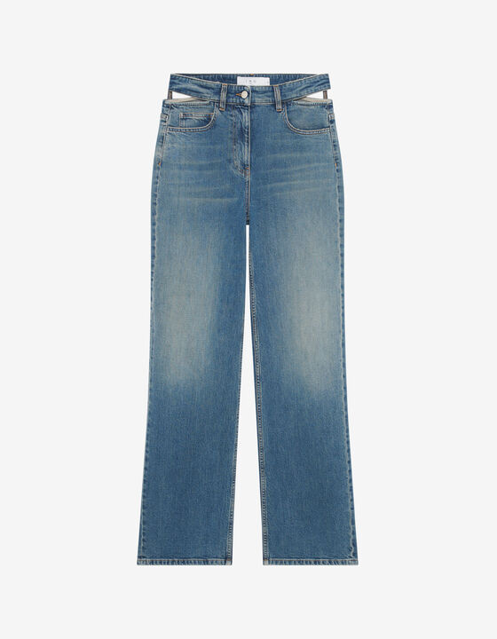 OVERSIZED CUT-OUT JEANS