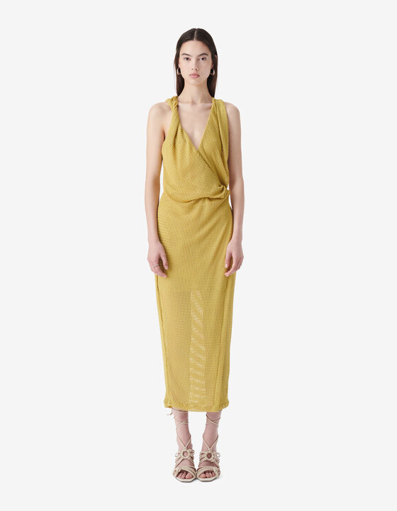 LONG KNITTED DRESS