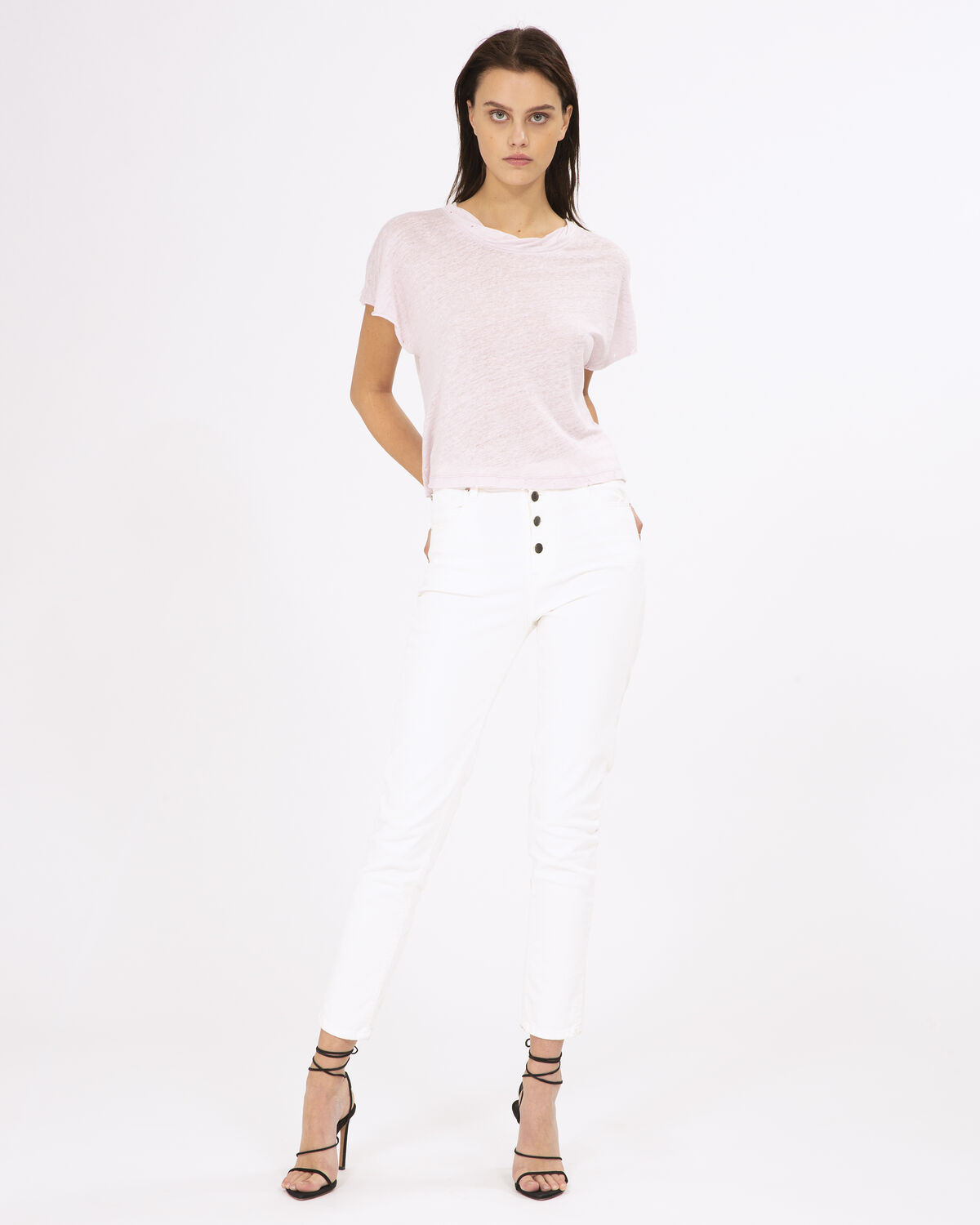Rugged T-Shirt Blush Pink by IRO Paris