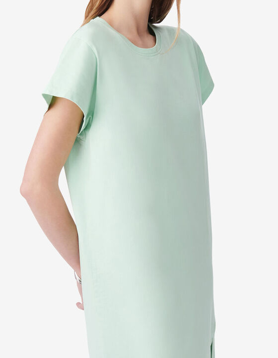 SLIT T-SHIRT DRESS