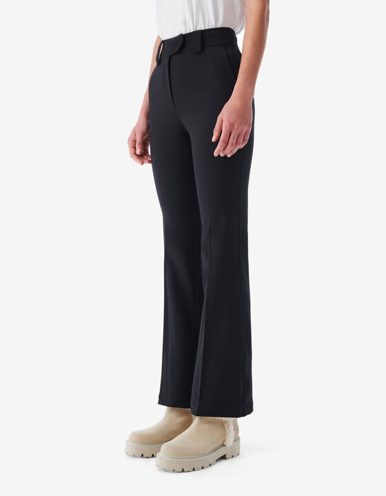 FLARED STRETCH PANTS