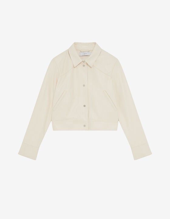 KENAN CROPPED LEATHER JACKET