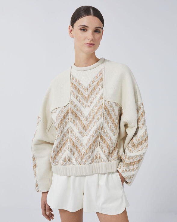 ALISSE PATTERNED SWEATER