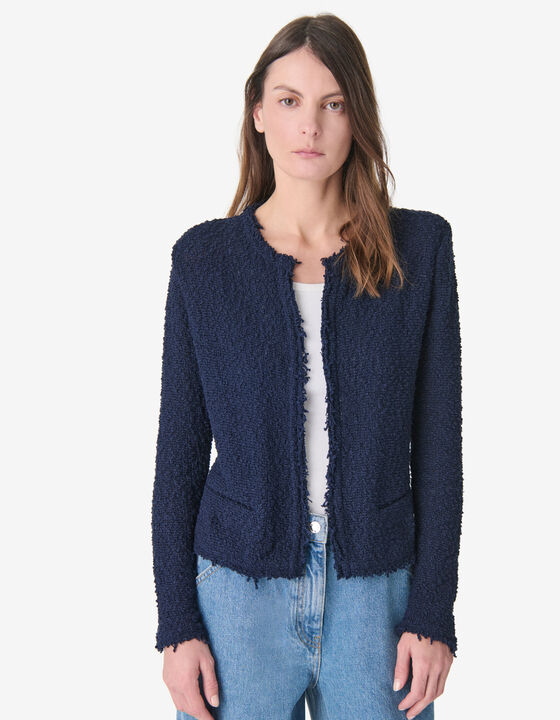 TEXTURED TWEED JACKET