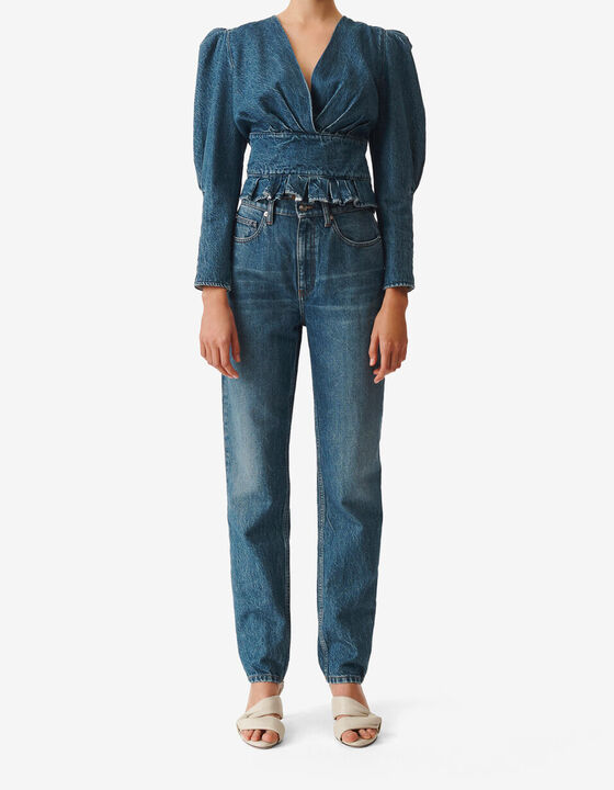 JEAN MOM FIT TAILLE HAUTE