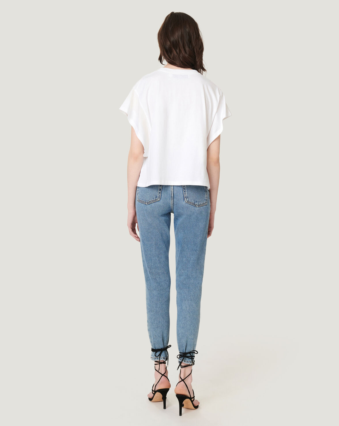 TAMLYN OVERSIZED CREW NECK T SHIRT image number null