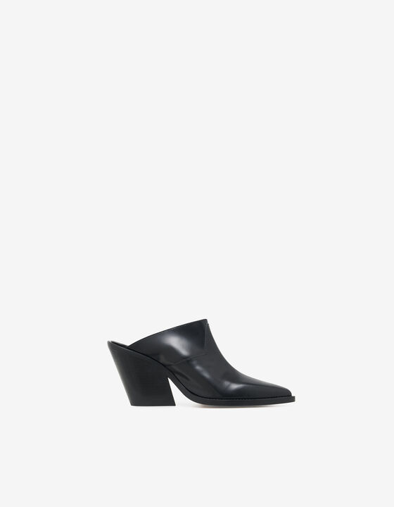 GLOSSY MULES