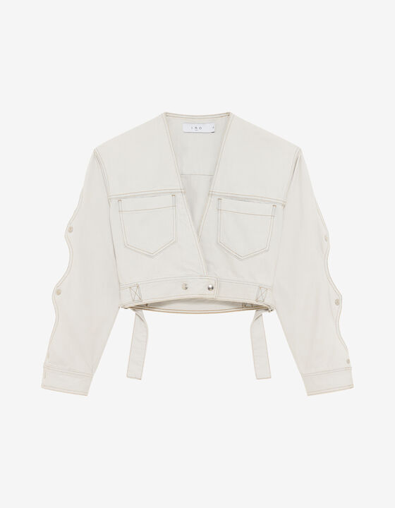 VESTE COURTE EN JEAN