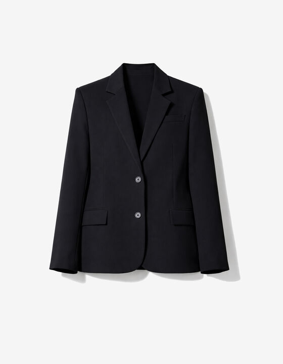 STRAIGHT-CUT SUIT JACKET