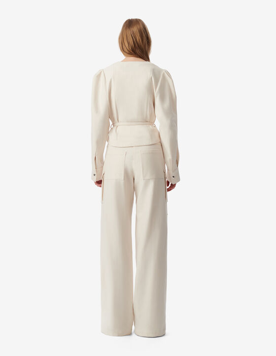 TOP WITH PATCHED BUSTIER