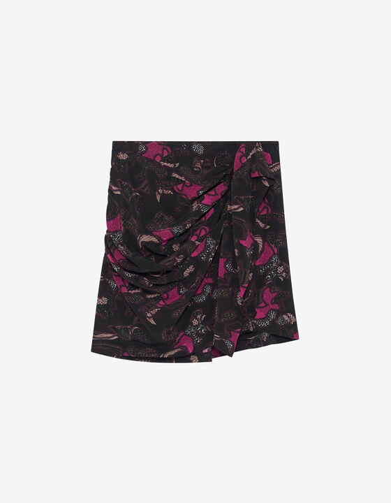 PRINTED MINI SKIRT