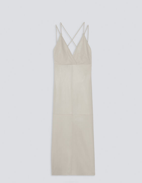 ALEXANE LONG LEATHER DRESS