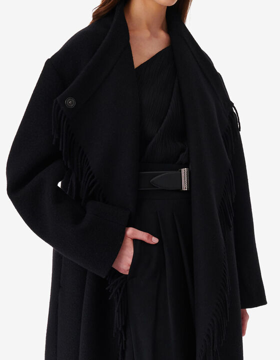 MANTEAU &Agrave; FRANGES
