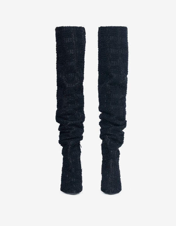 TWEED BOOTS