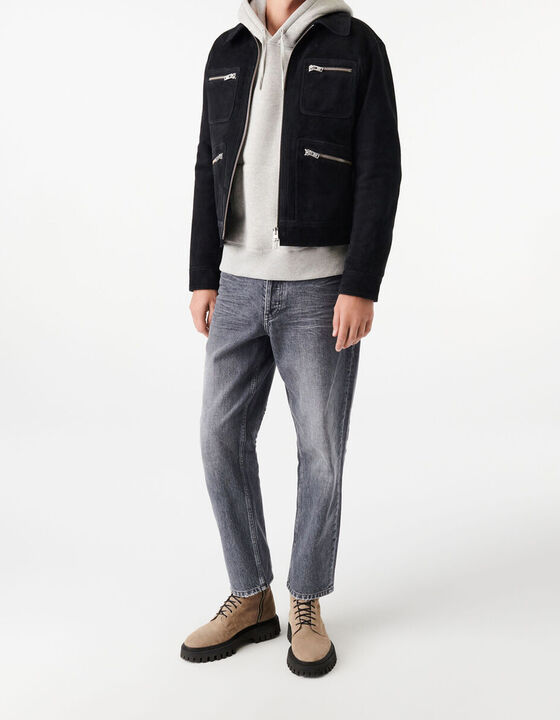 VESTE EN CUIR SU&Eacute;D&Eacute;