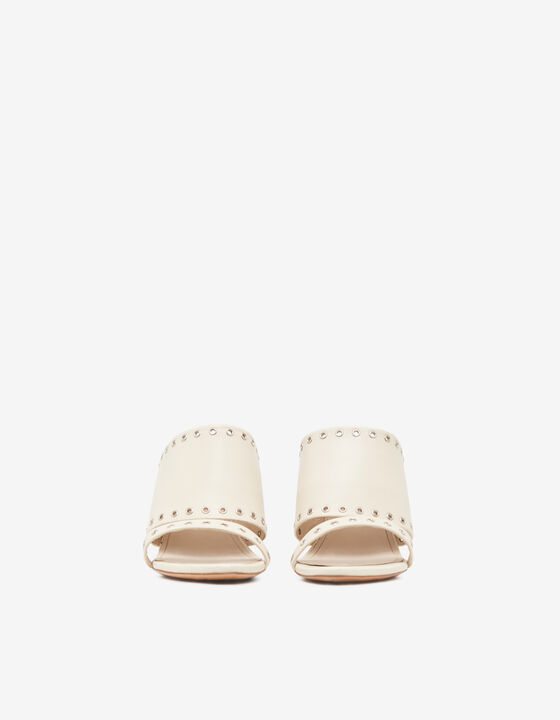 HEELS MULES WITH EYELET