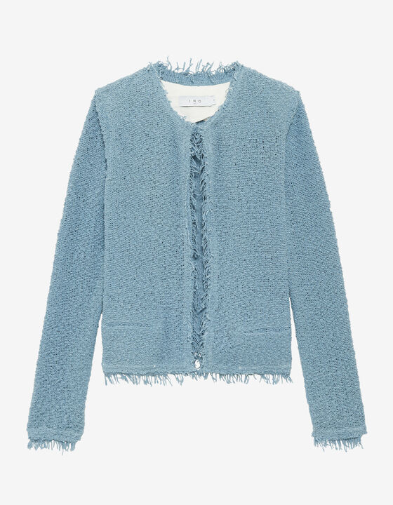 VESTE CLASSIQUE À FRANGES