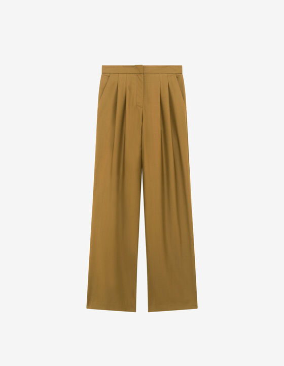 WOOL SUIT TROUSERS