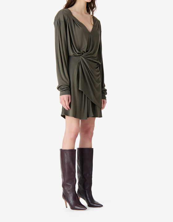 SHORT DRESS WITH LONG SLEEVES