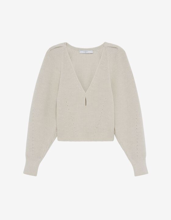 V-NECK WOOL SWEATER