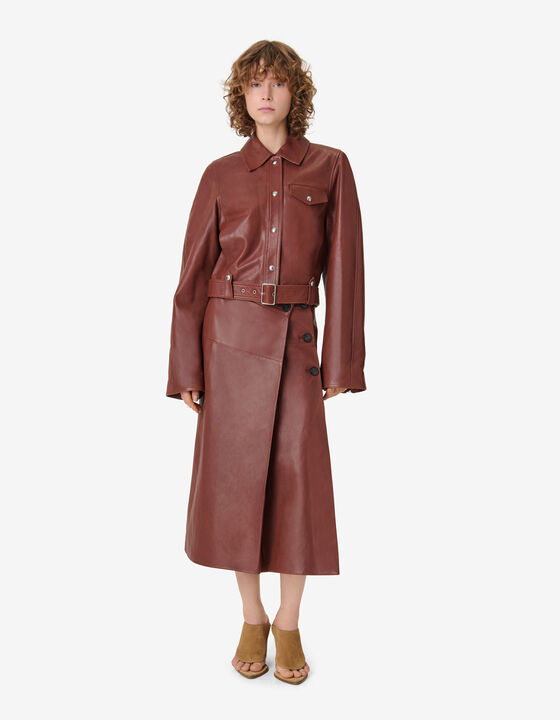 BOXY LEATHER JACKET
