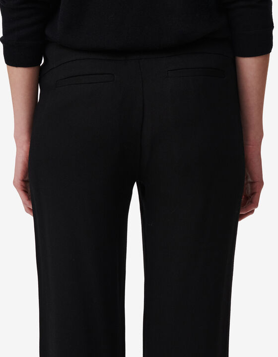 FLARED LOW-RISE PANTS