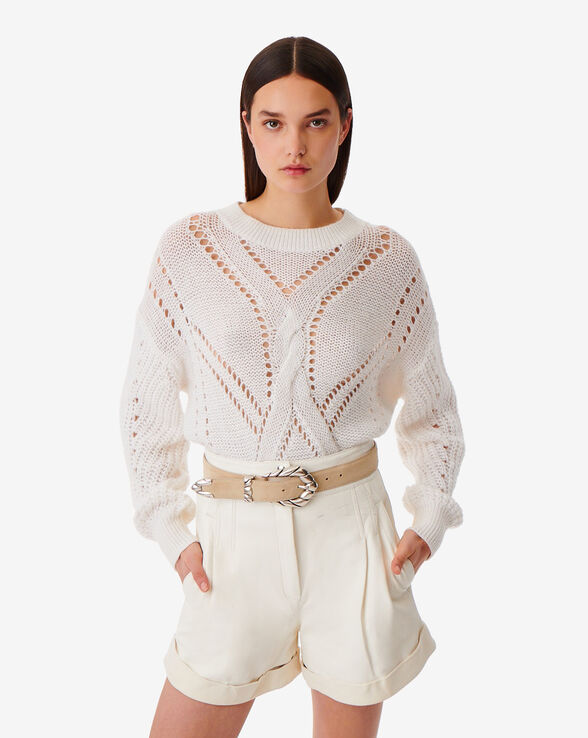 TEODORA CABLE-KNIT SWEATER
