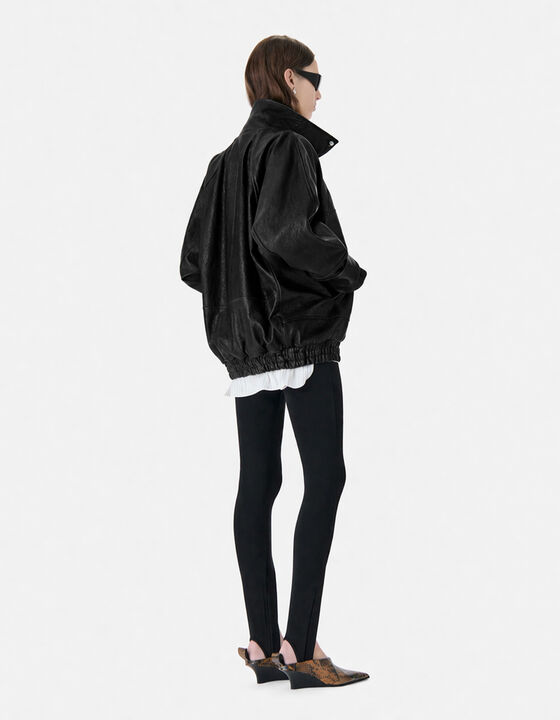 OVERSIZED LEATHER JACKET