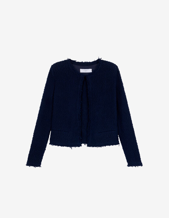 TEXTURED TWEED JACKET