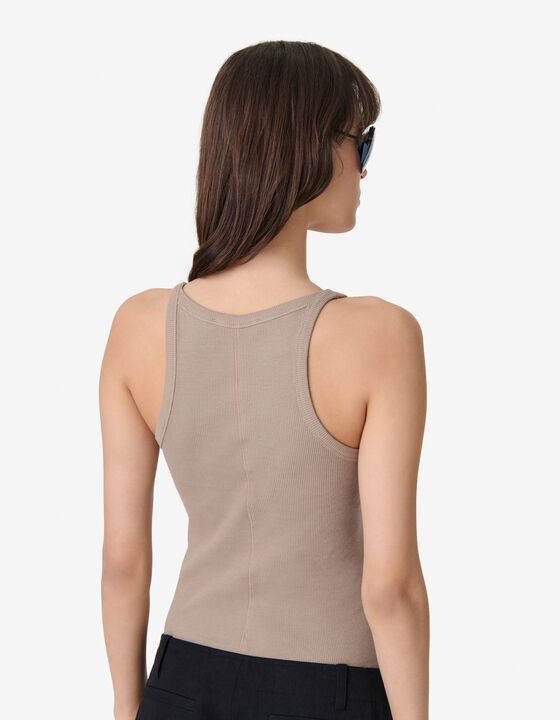 RIBBED TANK TOP
