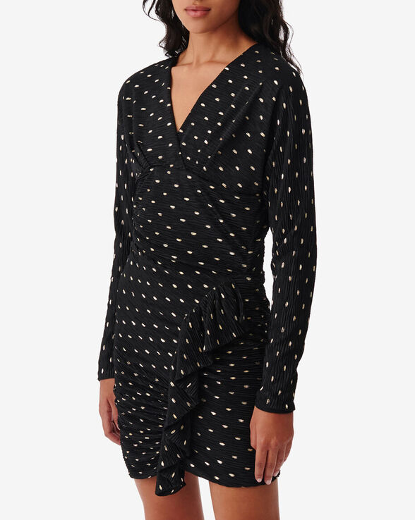 ROHANA SHORT POLKA DOT DRESS