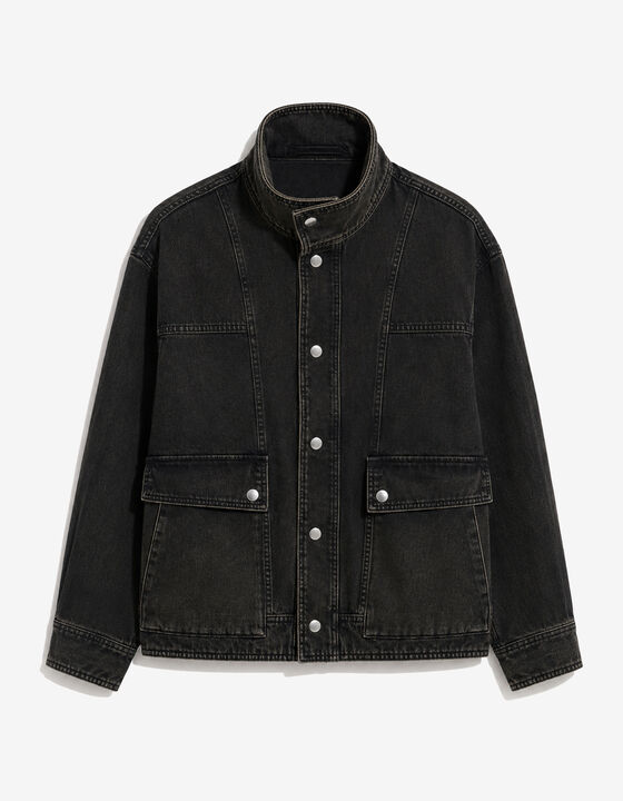 JACKET WITH STAND COLLAR