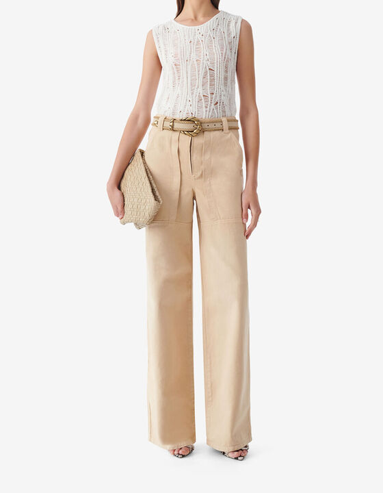 TOP EN MAILLE L&Acirc;CH&Eacute;E