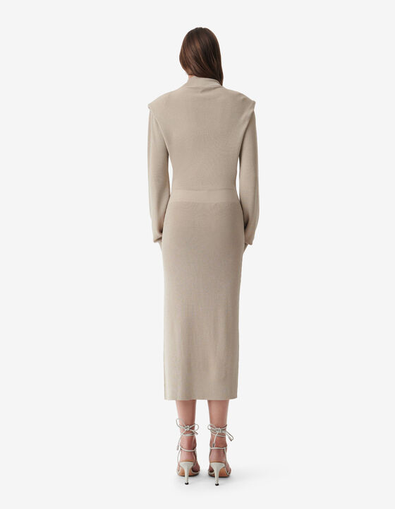 LUREX MIDI DRESS