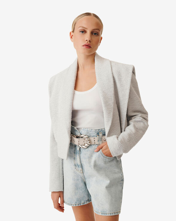 OCEANA STRUCTURED CROPPED JACKET